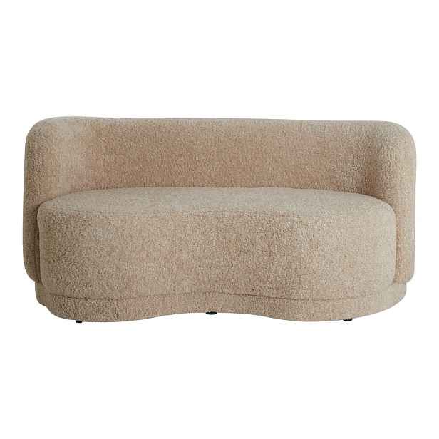 Béžová pohovka z textilie bouclé 175 cm Amelie – Light & Living