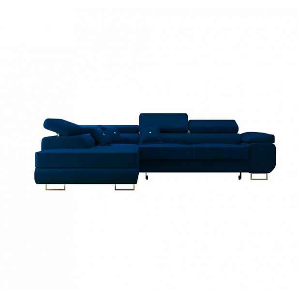 Designová sedací souprava WILFRED - modrá 2