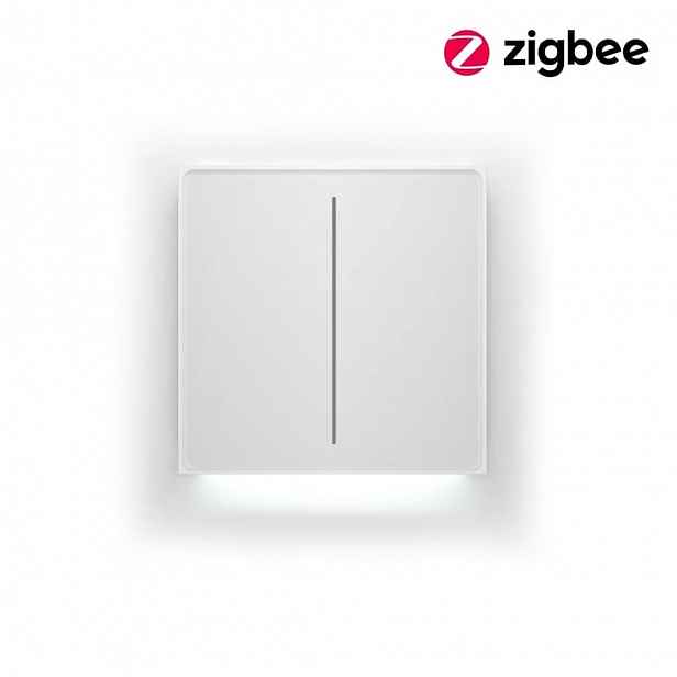 Dotykový dvoukanálový spínač světla ZigBee Star Feather s podsvícením