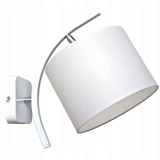 Nástěnná nástěnná lampa Adella nástěnná lampa stínidlo loft bílá led