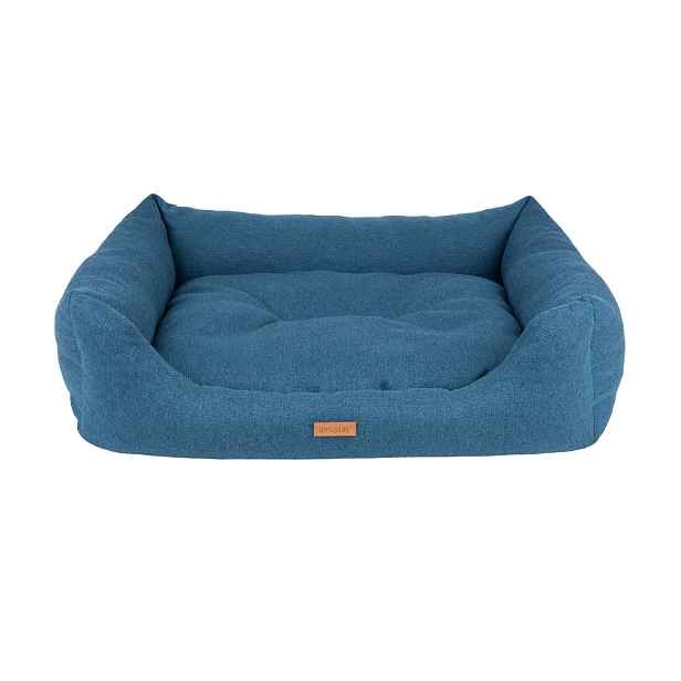 Pelíšek pro psa MONTEGO SOFA modrá velikost S, M, L Rozměr: S - 58x46x17 cm