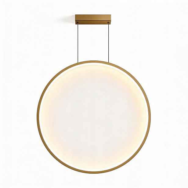 Závěsná lampa Mirror Zlatá Led 47 W Cct Light Prestige