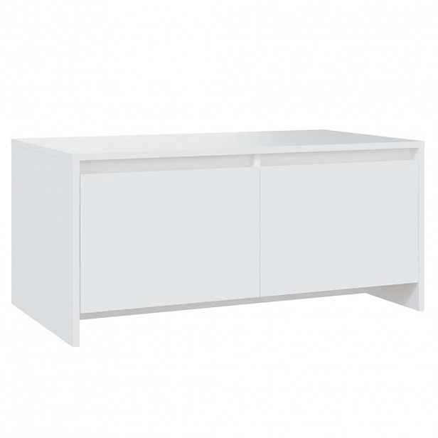 vidaXL Konferenční stolek bílý 90 x 50 x 41,5 cm kompozitní dřevo