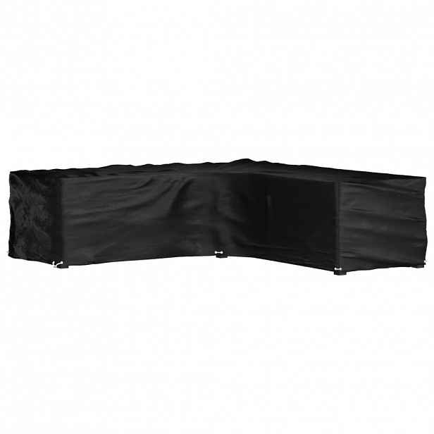 vidaXL Plachta na zahradní nábytek tvar L 16 oček 285 x 285 x 70 cm