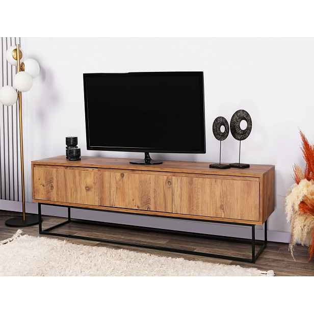 Hanah Home TV stolek Lupin 140 cm ořech