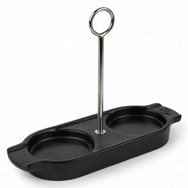 Linea Podstavec pro mlýnky keramický, satin black Peugeot