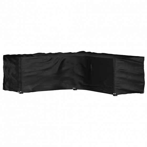vidaXL Plachta na zahradní nábytek tvar L 16 oček 285 x 285 x 90 cm