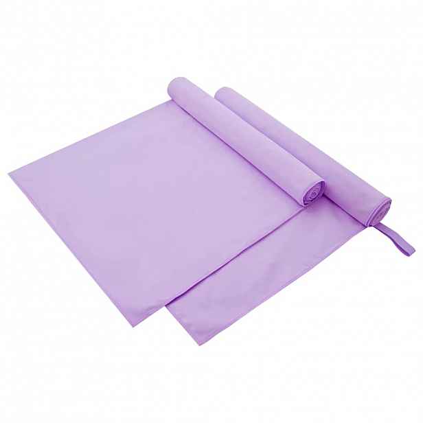 vidaXL Sportovní osušky 2 ks Fialová 180 x 90 cm Polyester a polyamid