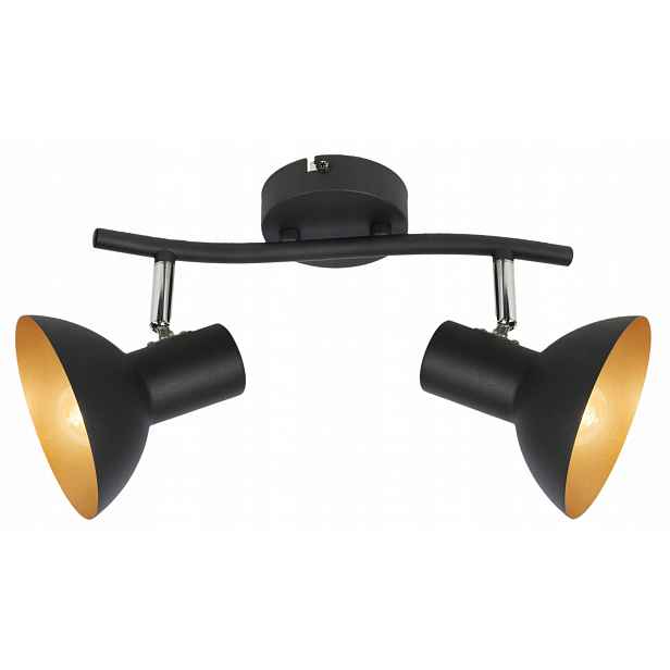 Černá stropní svítidlo 2X40W E27 Diso Candellux