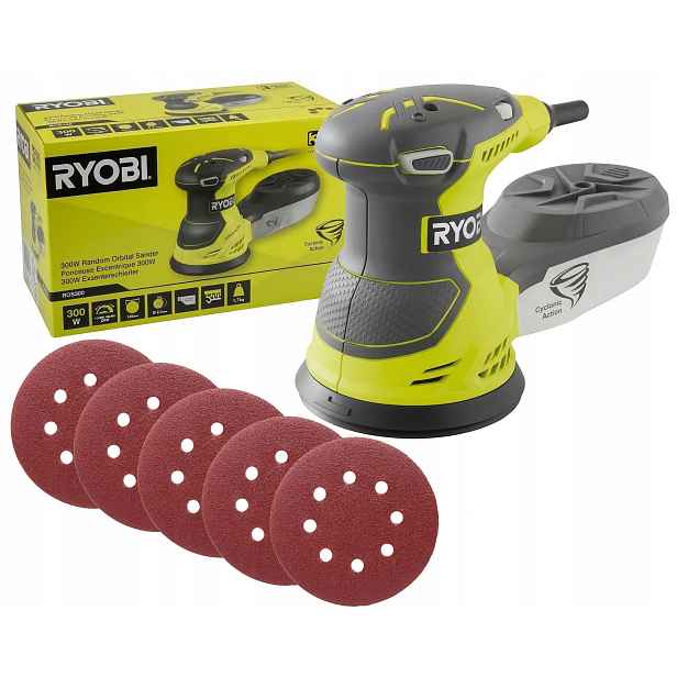 Excentrická bruska 125 mm 300 W ROS300 Ryobi