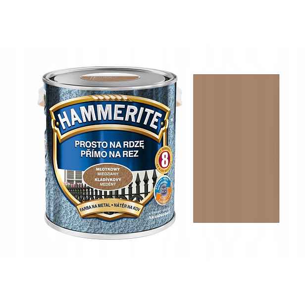 Hammerite Přímo Na Rezu Měděný 2,5 L