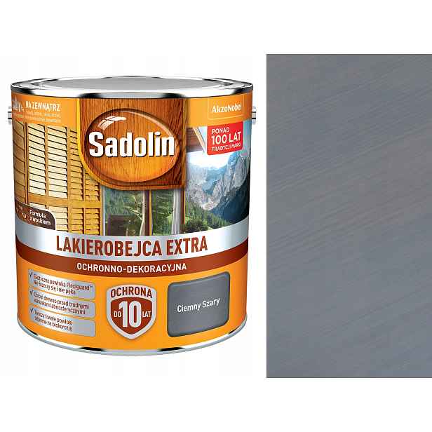 Sadolin Lakobejca Extra Tmavě šedá 2,5L