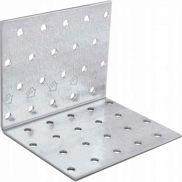 Tesařský spojovací montážní úhelník 80x80x100 x 2 mm KM10 50 Ks