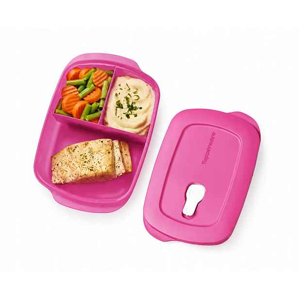 Tupperware Cristallo Nádoba Na Oběd 1 L Růžový originál