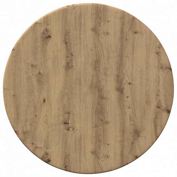 vidaXL Deska stolu Ø 30 x 1,5 cm Kulatý Kompozitní dřevo Dub artisan