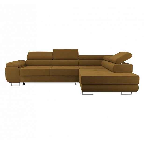Designová sedací souprava WILFRED - žlutá 3