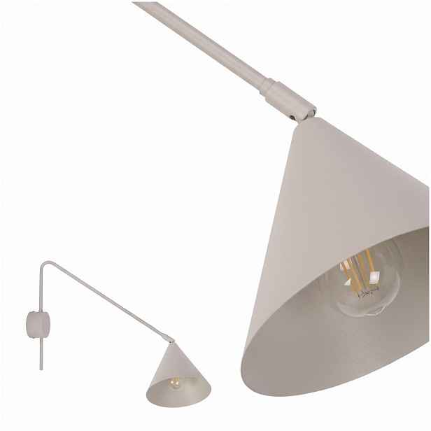 Nástěnná lampa Galaxy šedá do pracovny s vyřezávanou formou Sigma Lighting