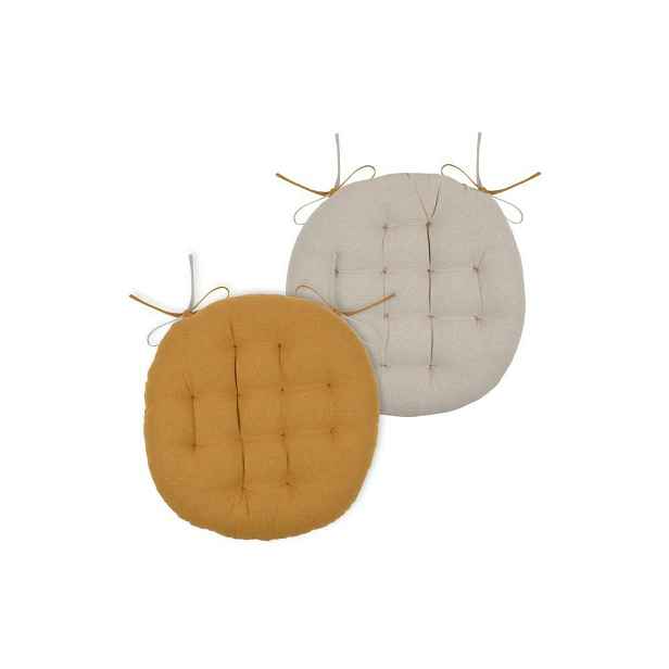 STOF Oboustranný podsedák na židli DUO 38 cm medový/béžový