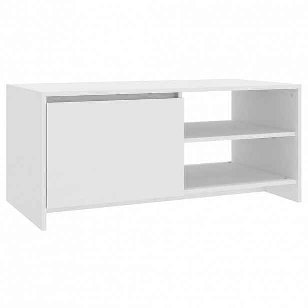 vidaXL Konferenční stolek bílý 102 x 50 x 45 cm kompozitní dřevo