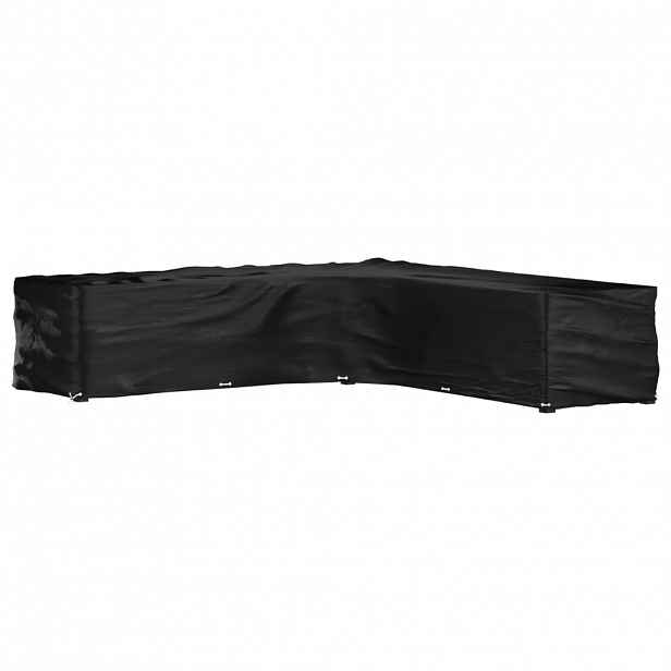 vidaXL Plachta na zahradní nábytek tvar L 20 oček 300 x 300 x 70 cm