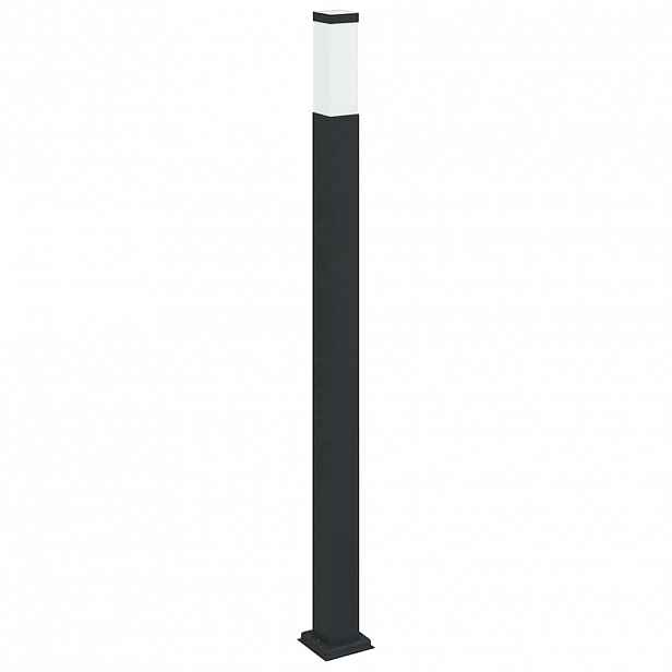 vidaXL Sloupkové svítidlo 110 cm černé IP44