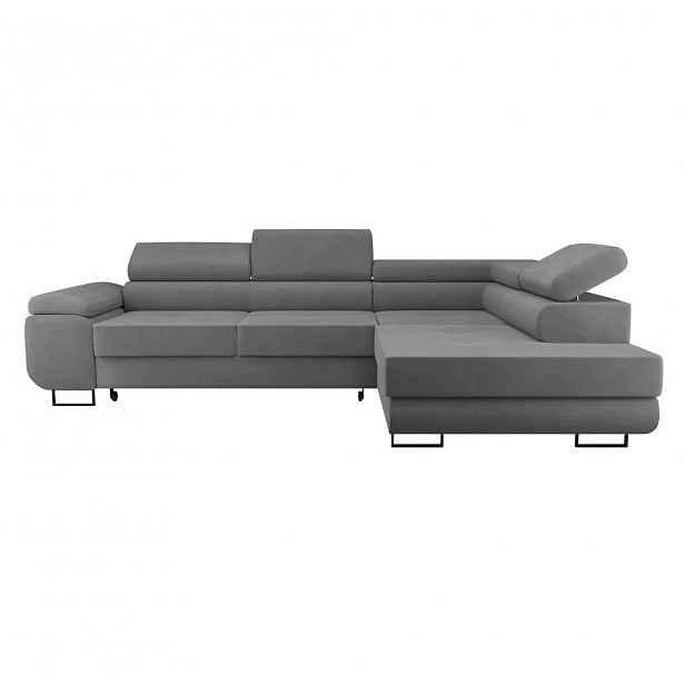 Designová sedací souprava WILFRED - šedá 5