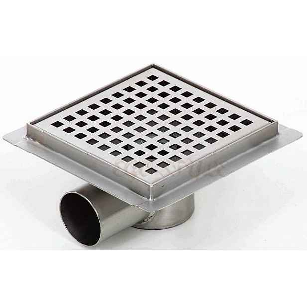 Kesmet Odpadní mřížka 100x100 s roštem Metal/owa