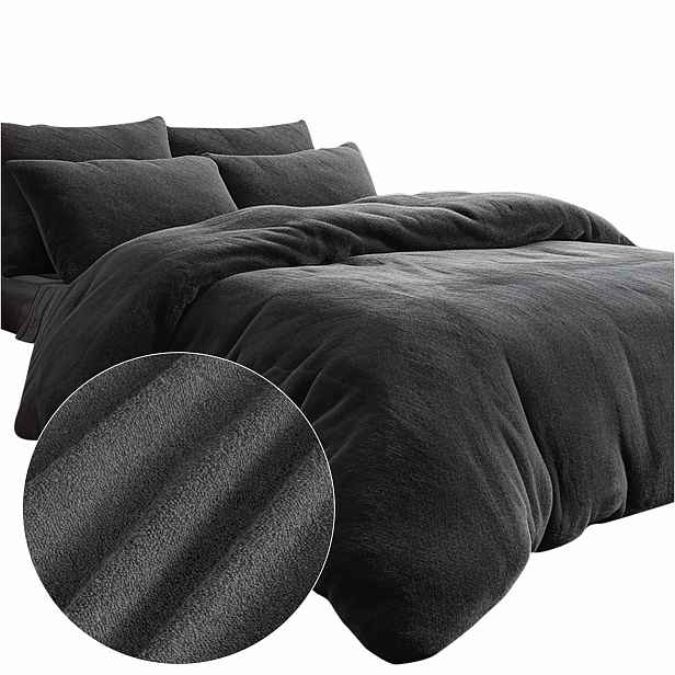 Povlečení froté 200x220 Darymex antracitové