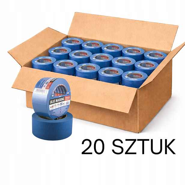 Sada 20 Kusů Malířských Pásek Blue Masking Painter BLU0580 30x50 m