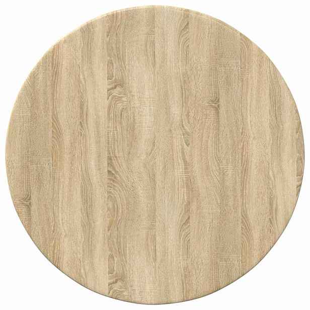 vidaXL Deska stolu Ø 40 x 1,5 cm Kulatý Kompozitní dřevo Dub sonoma