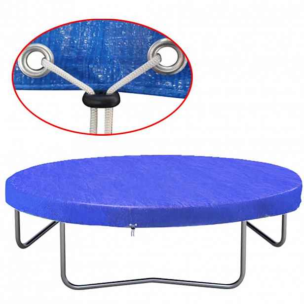 vidaXL Plachta na trampolínu PE 360-367 cm 90 g/m²