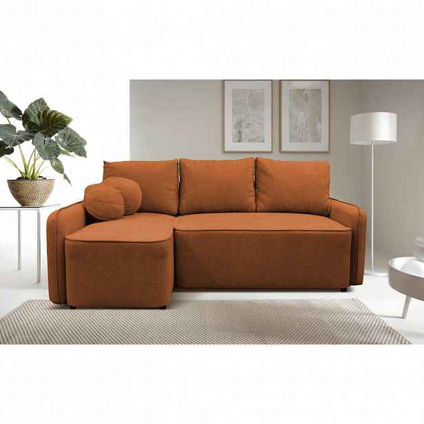 MID.YOU ROHOVÁ SEDAČKA, textil, rezavá