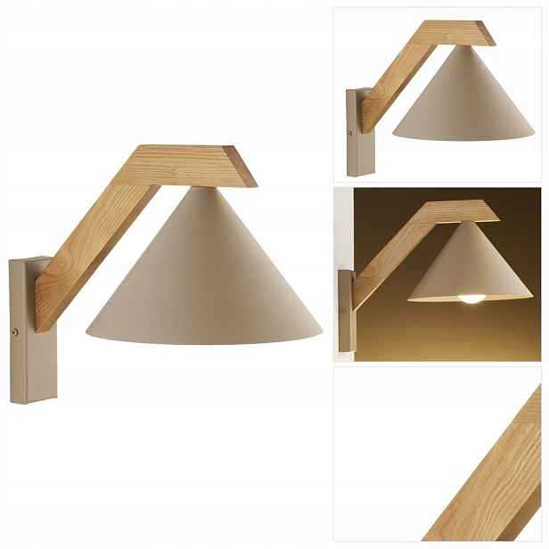 Béžové nástěnné svítidlo Deco do koupelny s jemným světlem, moderní Sigma Lighting