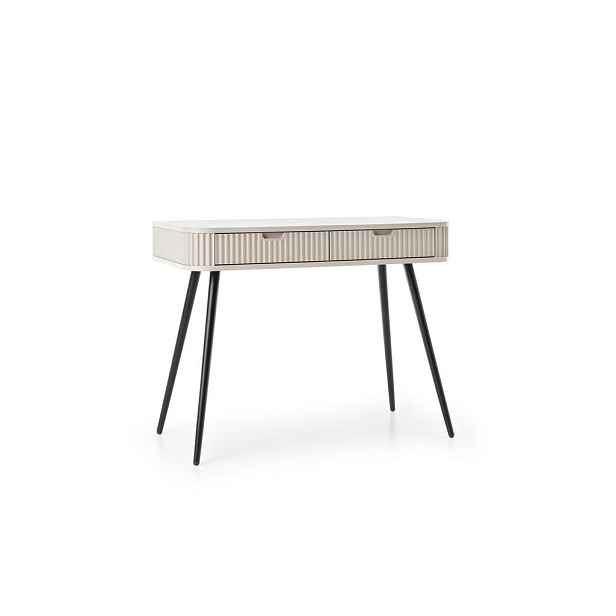 MASSENO KONZOLOVÝ STOLEK ZENZERO, 103/80/49 cm se zásuvkami, kašmírový