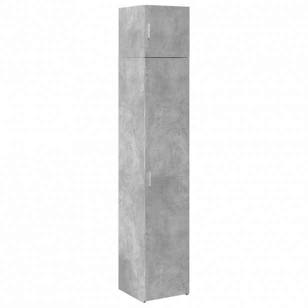 vidaXL Úložná skříňka betonově šedá 40x42,5x225 cm kompozitní dřevo