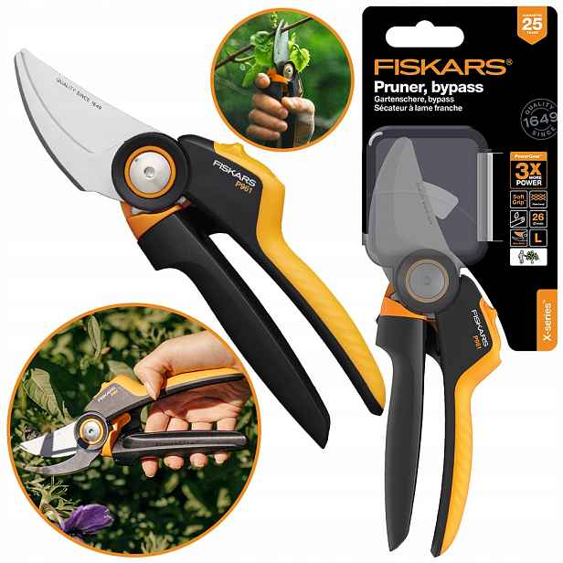 Fiskars X-series P961 Zahradní nůžky nůžkový jednoruční na větve výhonků zahradní