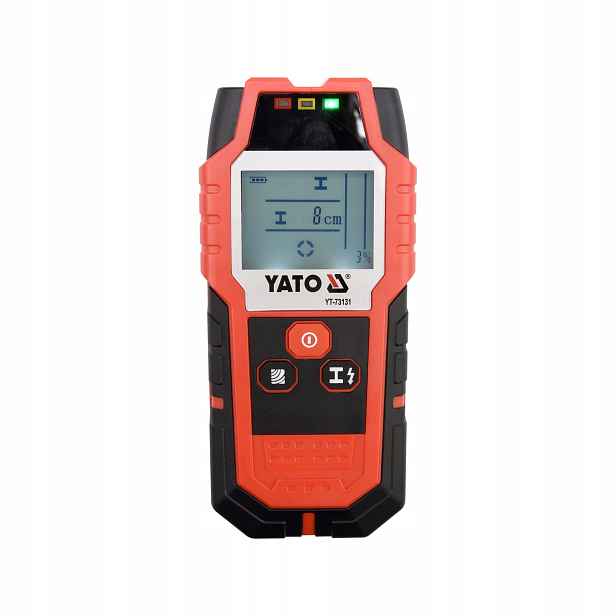 Detektor Kabelů A Profilů LCD Dřevo Kov Alarm 9V Yato