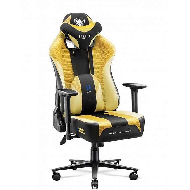 Diablo Chairs - Herní křeslo Diablo X-Player 2.0 King: Dark Sunflower
