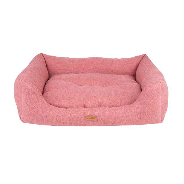 Pelíšek pro psa MONTEGO SOFA růžová velikost S, M, L Rozměr: S - 58x46x17 cm