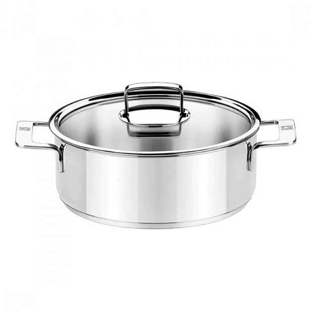 Zapékací pekáč s poklicí, nerezová ocel, 24 cm / 3,75 l, "Signature" -