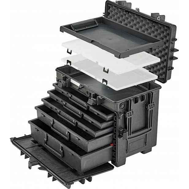 Červená skříň na kolečkách Stahlwille 81091304, model 13217 Lr