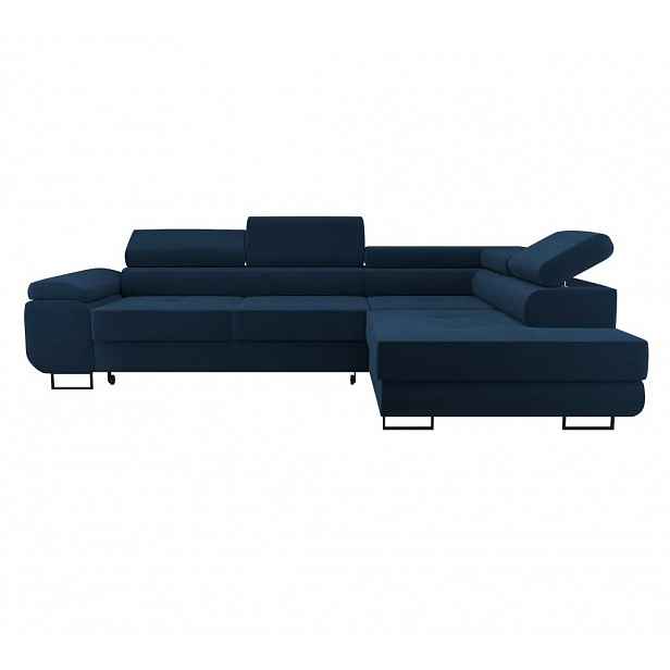 Designová sedací souprava WILFRED - modrá 3