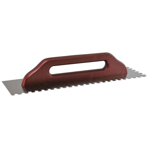 Hladítko nerezové zubové DEK HN60 DR 130×480 mm zuby 10 mm