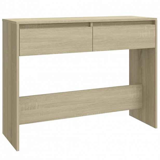 vidaXL Konzolový stolek dub sonoma 100 x 35 x 76,5 cm kompozitní dřevo