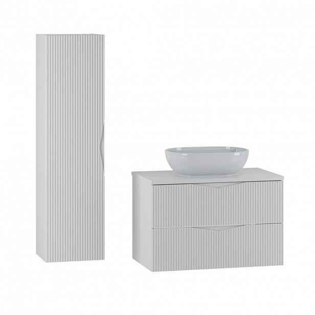 Petits-meubles KOUPELNOVÝ NÁBYTEK 80.6cm Tao 2er-Set Bílá