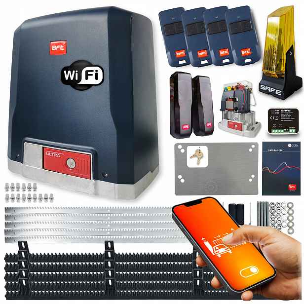 Set Pohon posuvné Brány Bft Deimos Ultra B600 kg Wifi Tuya automat