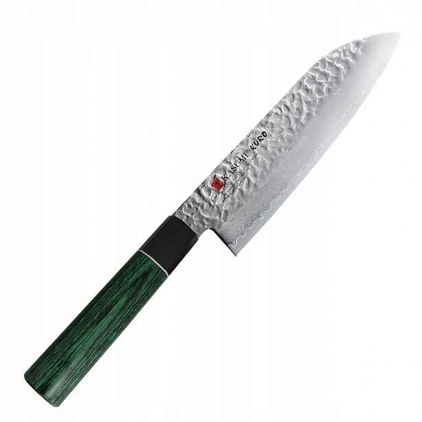 Nůž Kasumi Kuro Santoku 170 mm damaškový