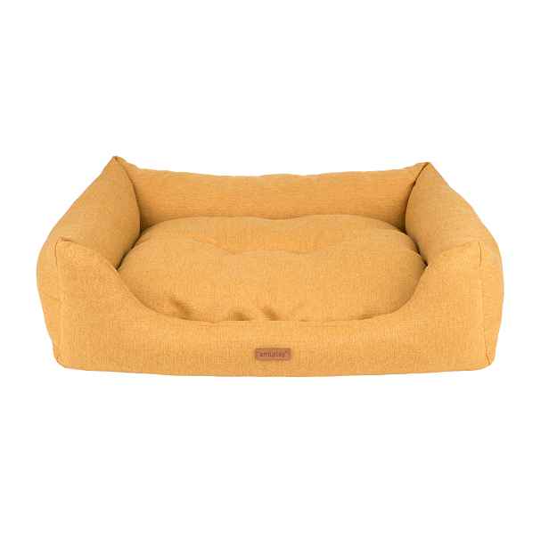 Pelíšek pro psa MONTEGO SOFA mustard/hořčicová velikost S, M, L Rozměr: S - 58x46x17 cm