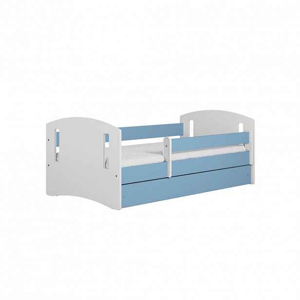 RAUMHIRSCH FURNITURE DĚTSKÁ POSTEL CLASSIC II se zásuvkou bez matrace, modrá, 90/65/144