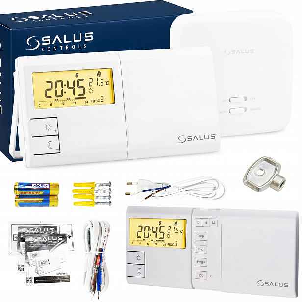Salus Regulátor Regulátoru 091FLRFV2 Termostat Pro Kotlová Kamna Bezdrátový